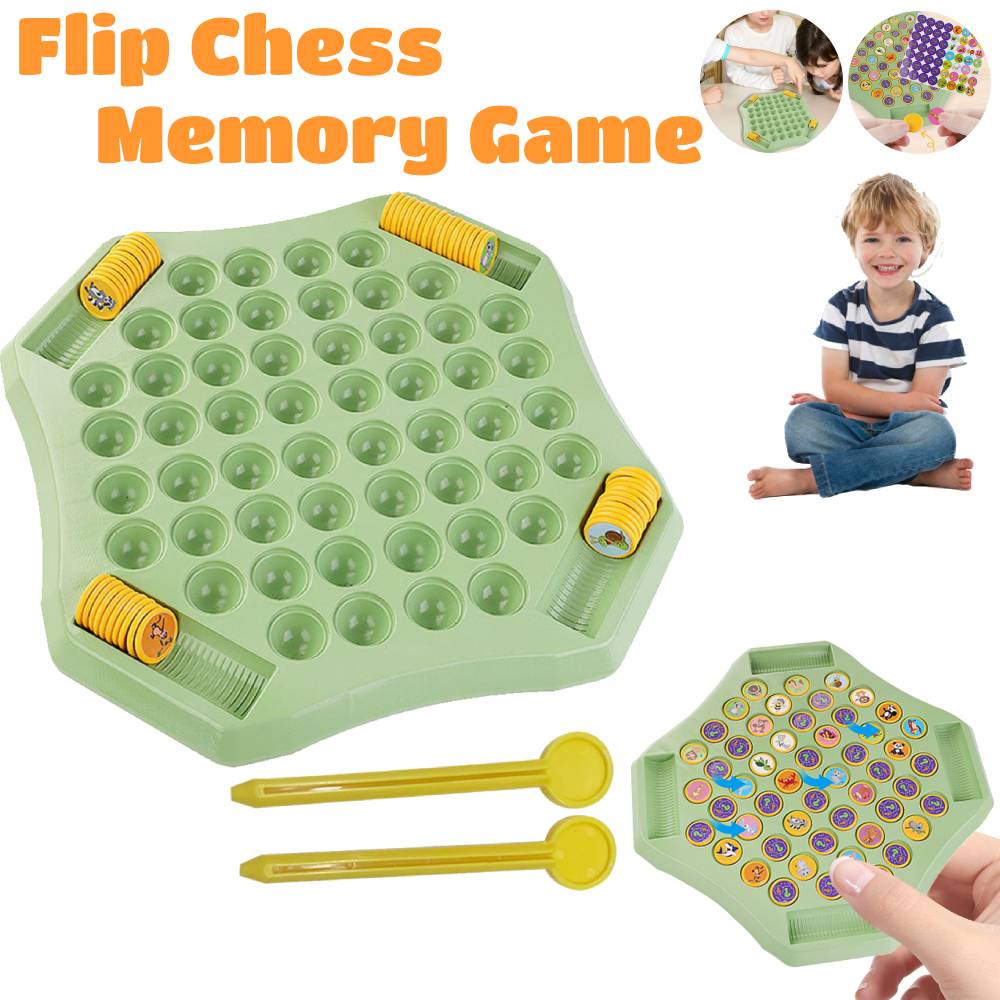 Board Game Flip 7 - Flip Chess-Juego de ajedrez de entrenamiento