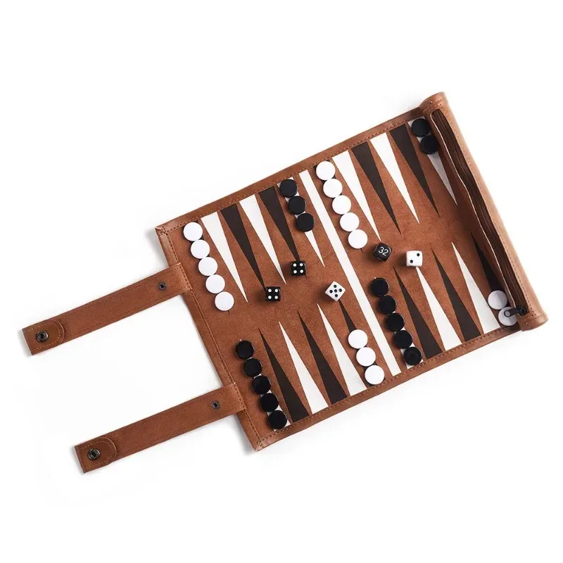 Board Game Vantage - Juego de Backgammon Portátil Ligero con