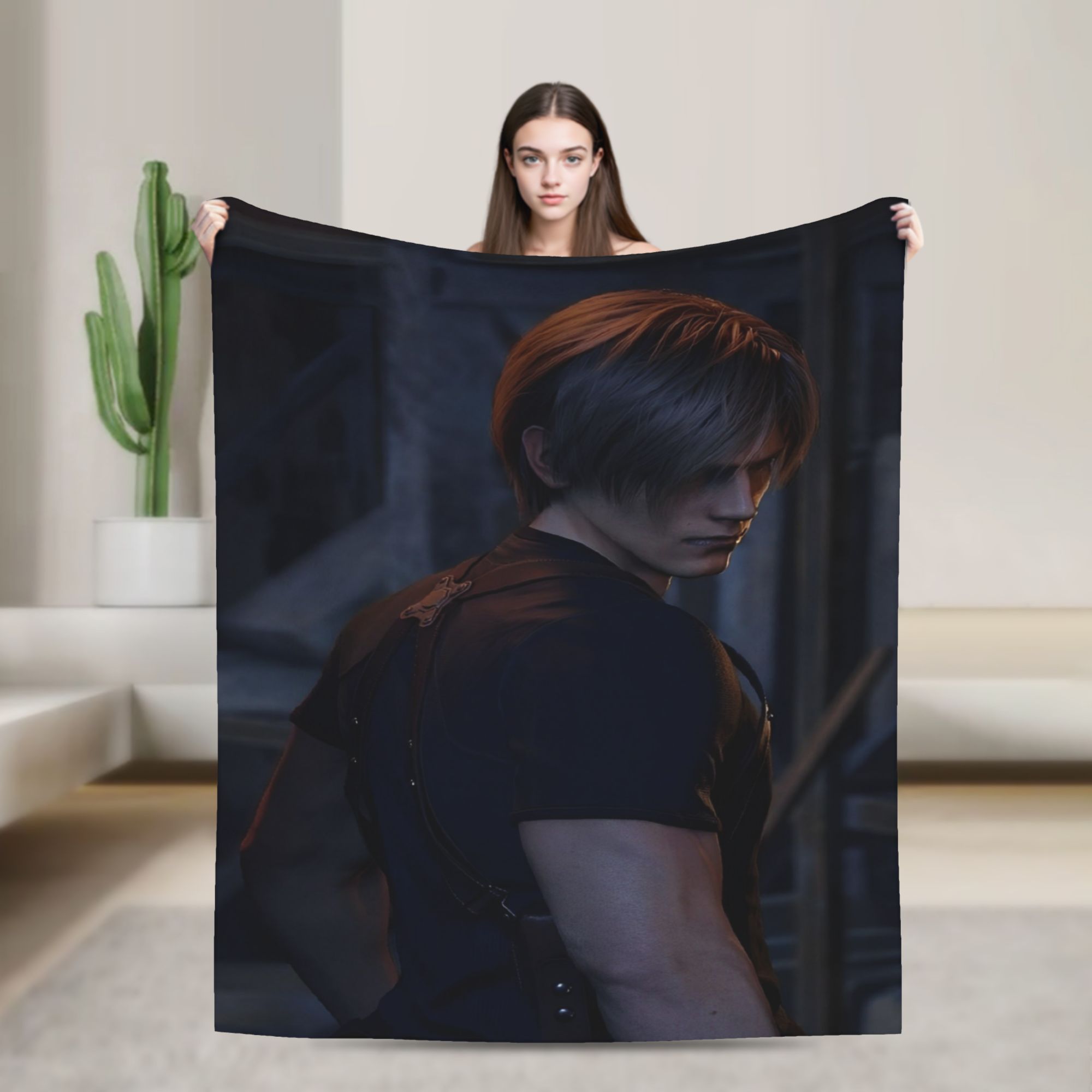 Board Game Resident Evil - Leon Kennedy Mantas Resident Videojuego Franela
