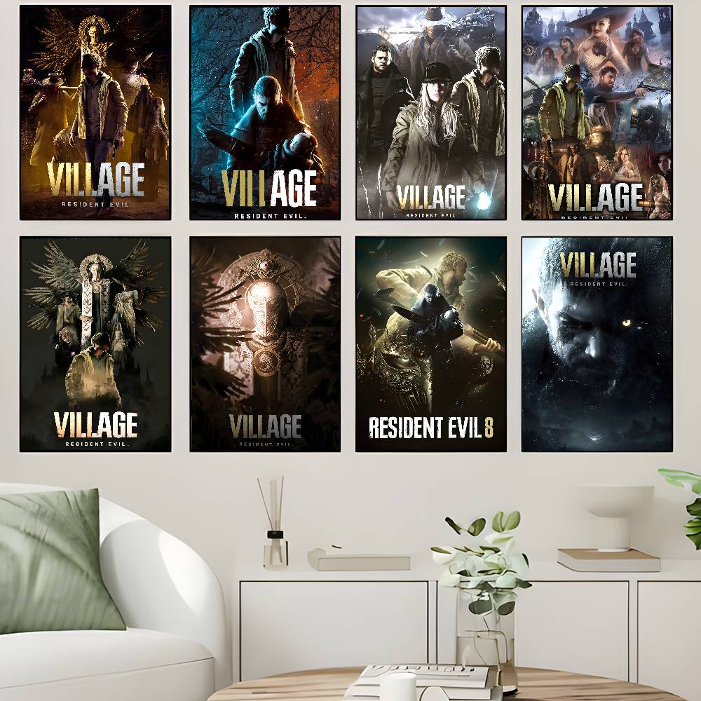 Board Game Resident Evil - Póster de Resident Evil 8 Village,