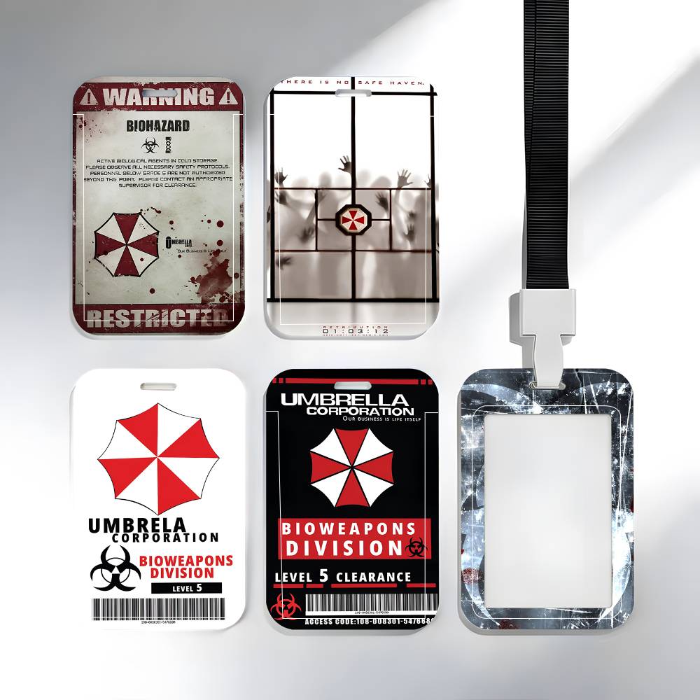 Board Game Resident Evil - Porta Tarjetas con Cordón para Resident