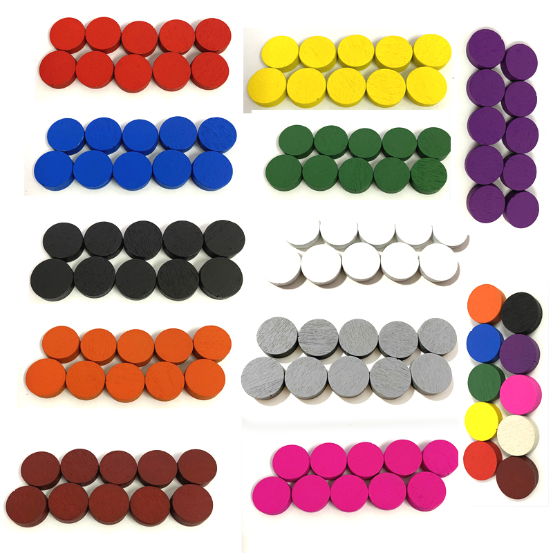 Board Game The Sims - 50 piezas 15*5MM 11 colores discos