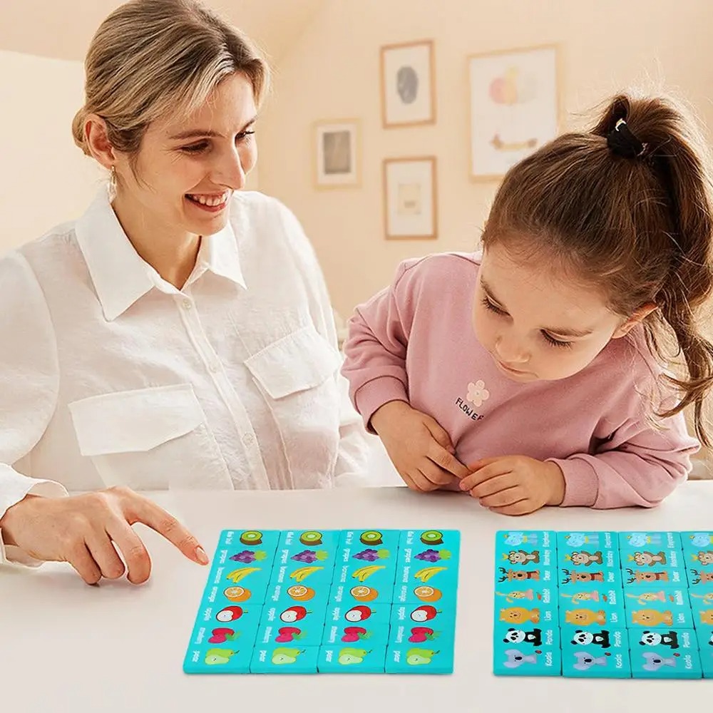 Board Game Flip 7 - Solitario de memoria de madera, juego