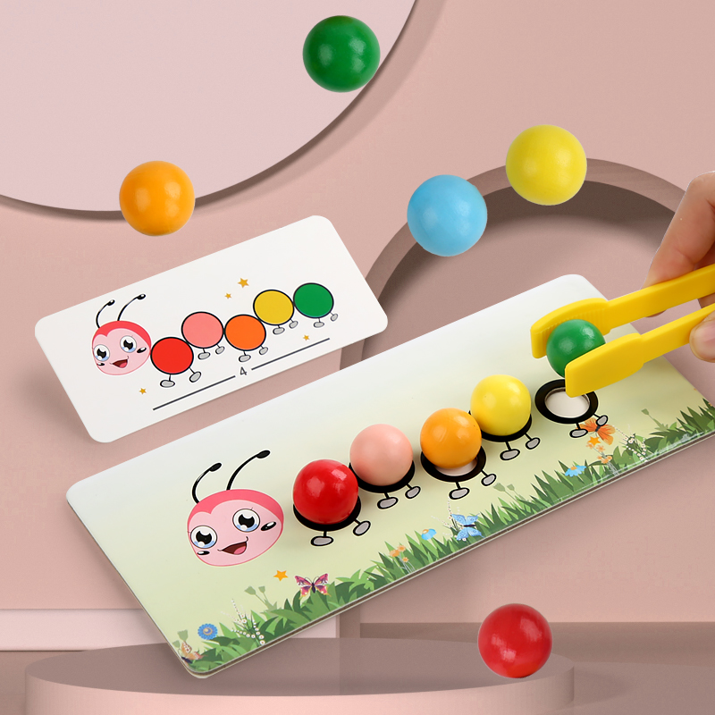 Board Game For 6 Years Old - Juguete de Caterpillar para recoger cuentas,
