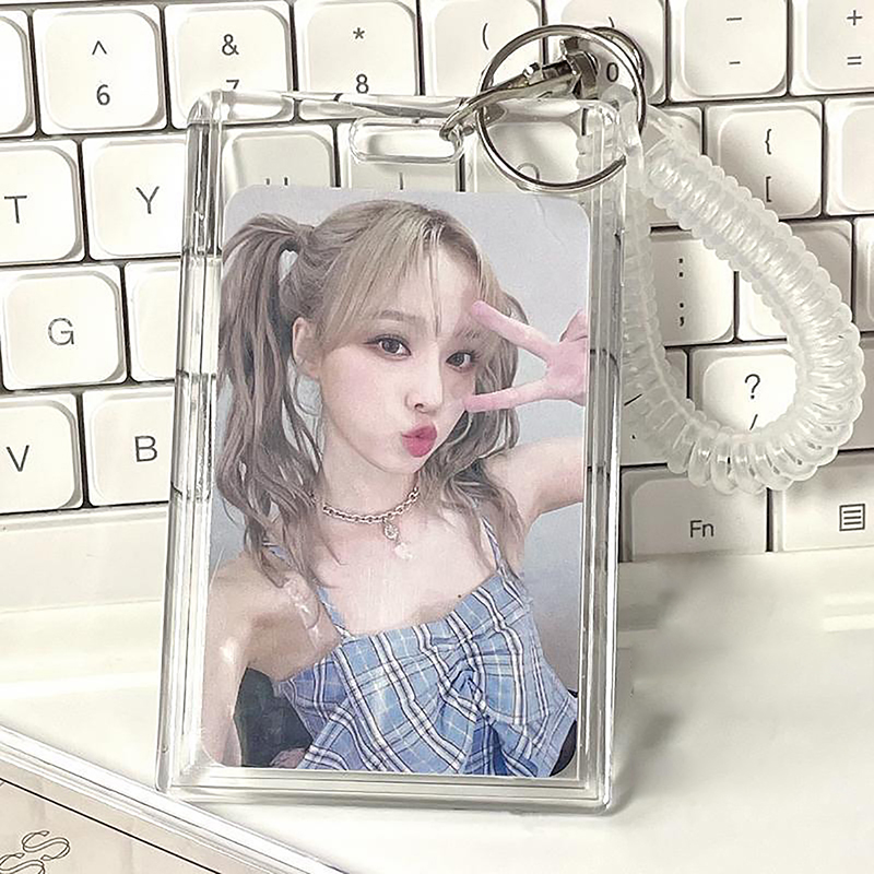 Card Sleeves Protector - Portafotos de acrílico para tarjetas de