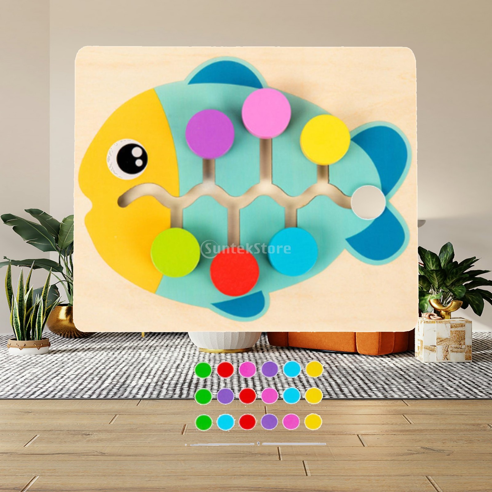 Board Game For 6 Years Old - Rompecabezas de Madera con Diseño de