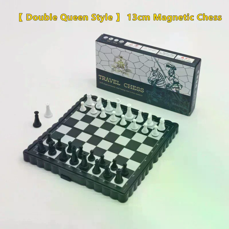 Magnetic Travel Chess - Mini Juego de Ajedrez Magnético, Tablero