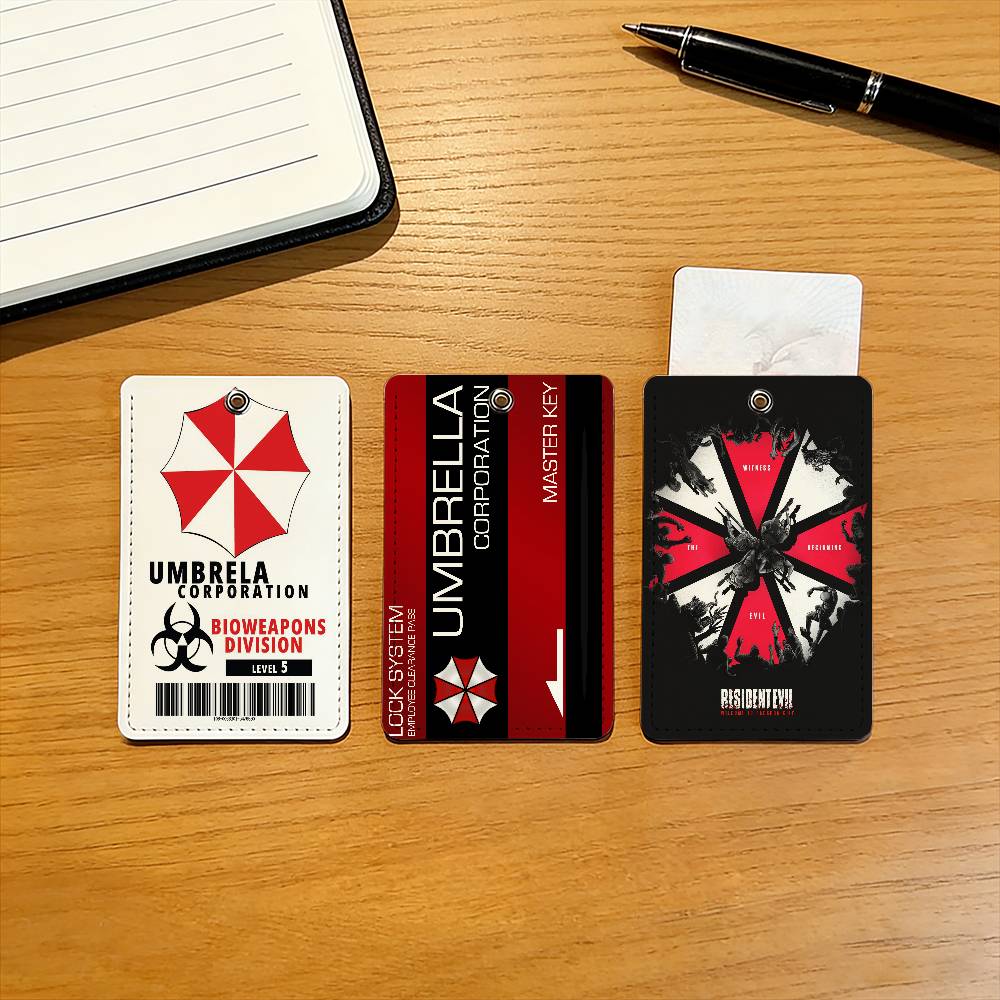 Board Game Resident Evil - Juego R-Resident Evil Umbrella PU tarjetero