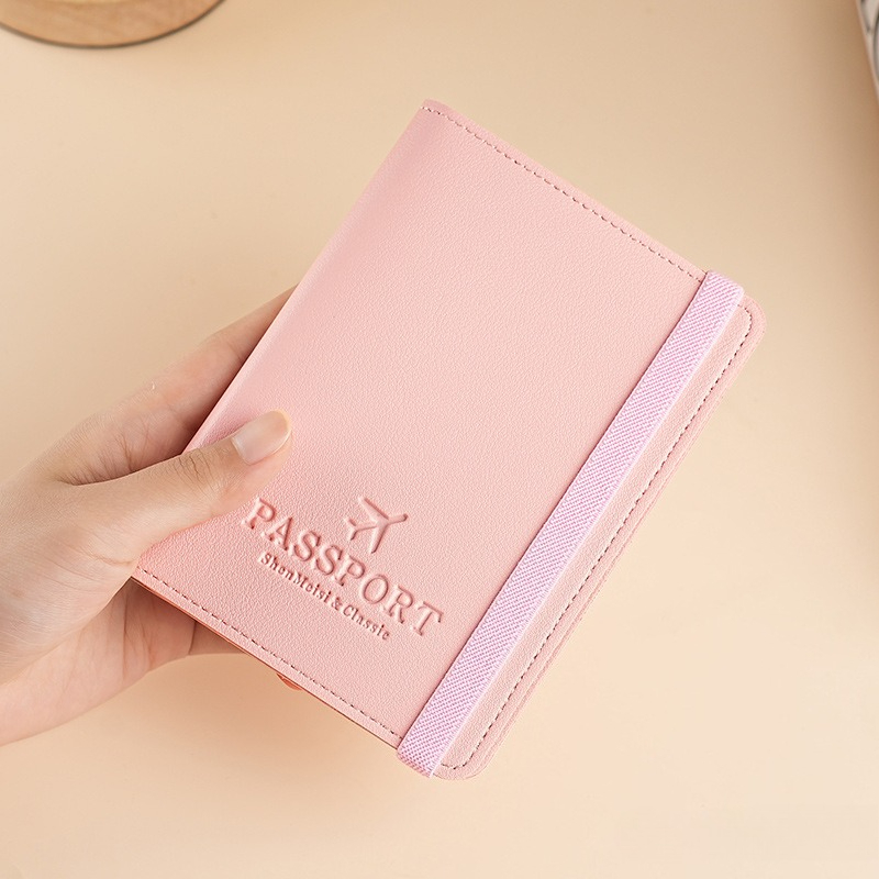 Card Sleeves Protector - Funda para Pasaporte de Cuero PU,