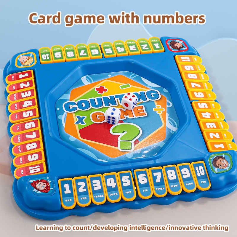 Board Game Flip 7 - KNYYSECQ Juego de Matemáticas para Niños,