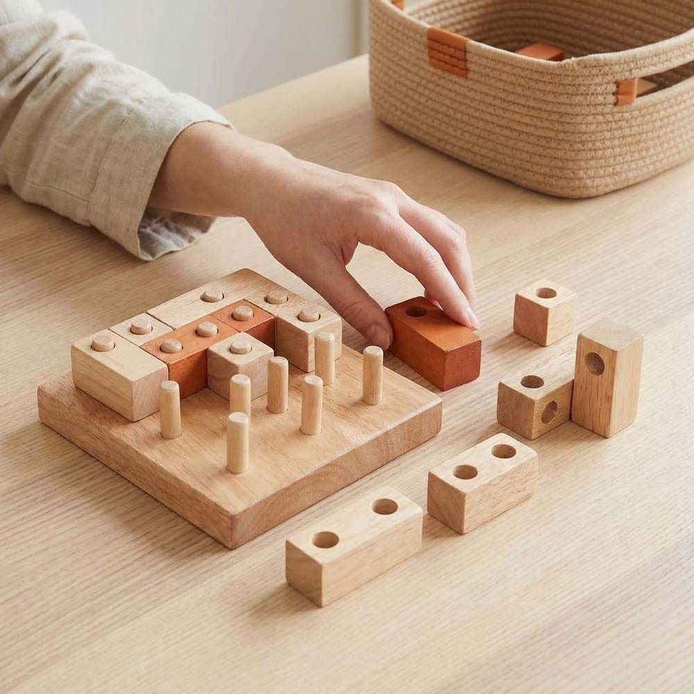 Board Game For Kids - Juego de Rompecabezas Geométrico Creativo 3D,