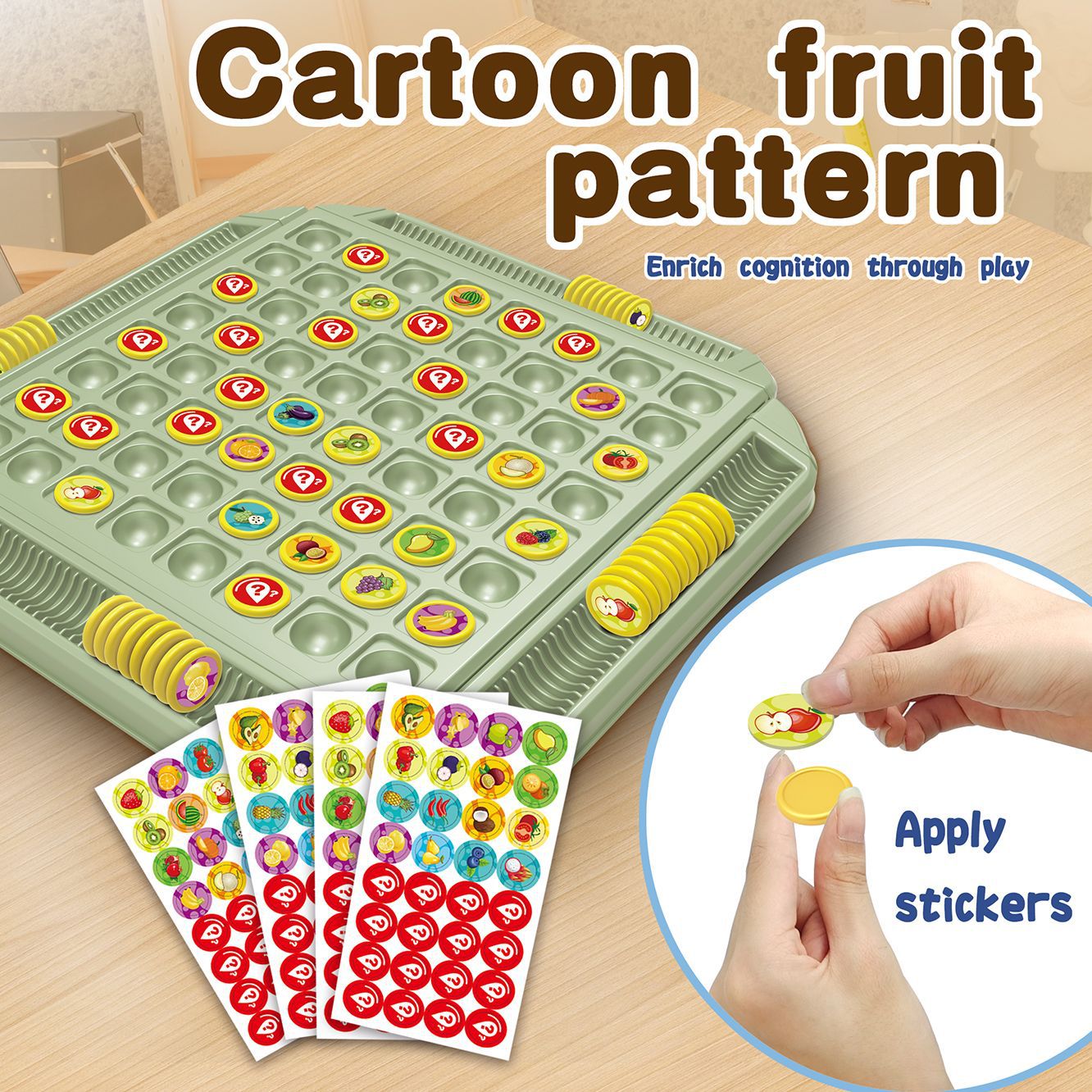 Fruta Flip ajedrez memoria par - Board Game Flip 7 reseña y precio