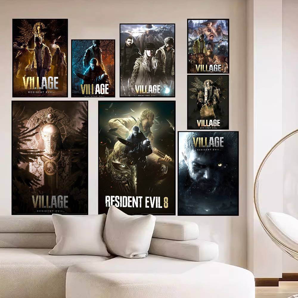 Póster de Resident Evil 8 Vill - Board Game Resident Evil reseña y precio