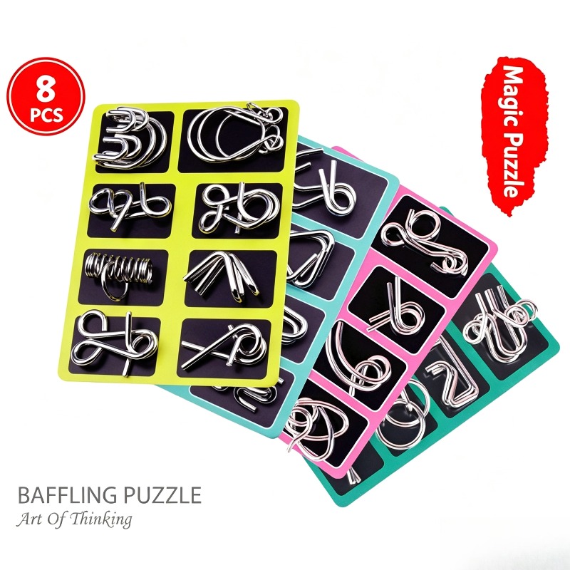 Juego de 8 Rompecabezas Metáli - Board Game For Kids reseña y precio