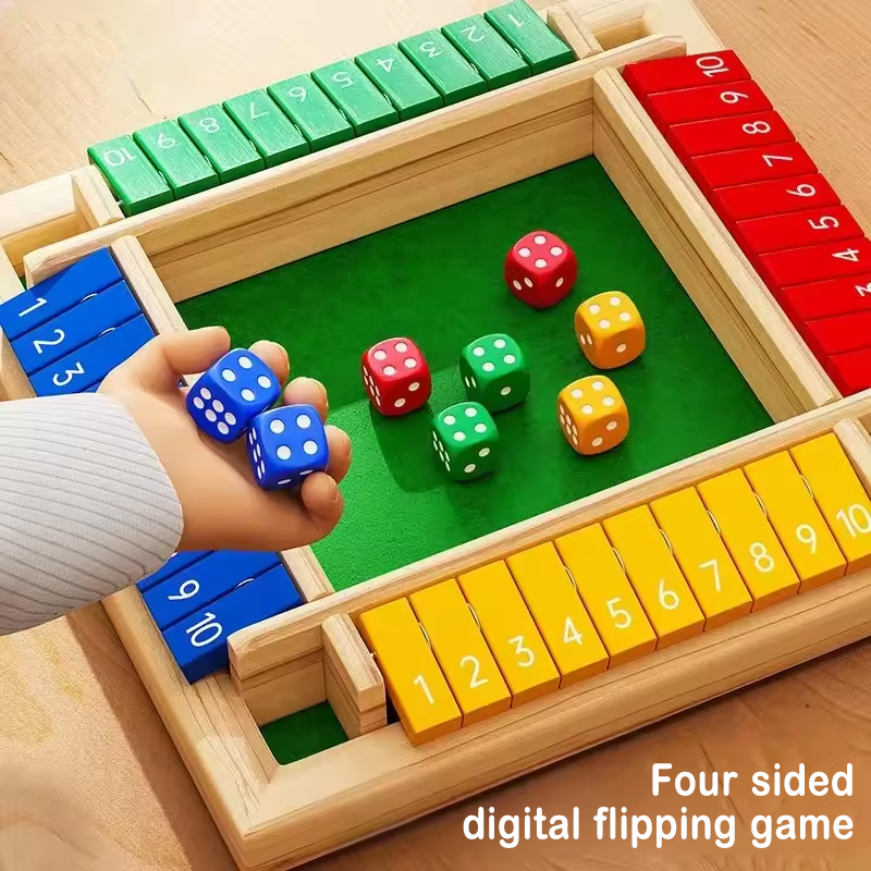 Juego de Mesa de Madera con Da - Board Game Flip 7 reseña y precio
