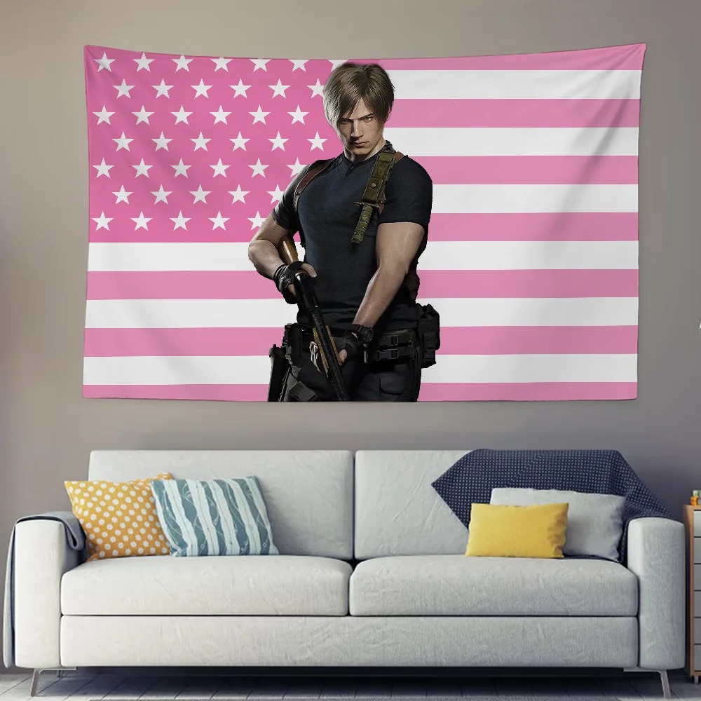 Tapiz de Leon Kennedy, Residen - Board Game Resident Evil reseña y precio