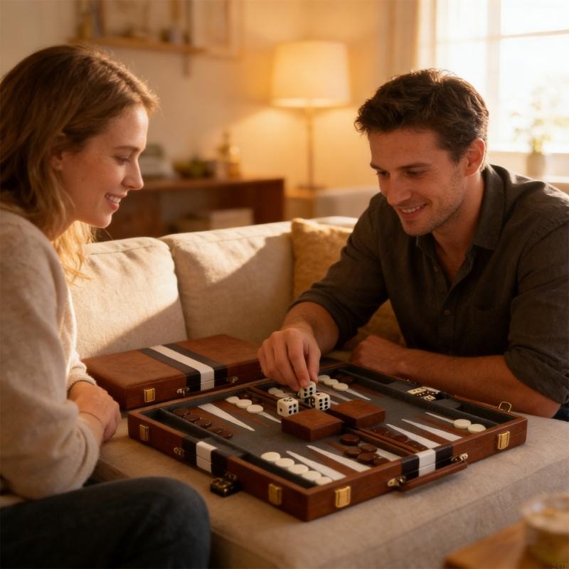 Juego backgammon con diseño co - Board Game Vantage reseña y precio