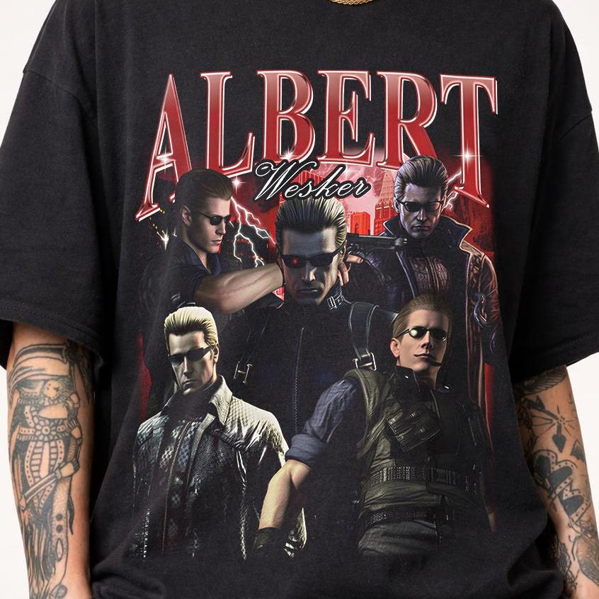 Camiseta Albert Wesker Residen - Board Game Resident Evil reseña y precio