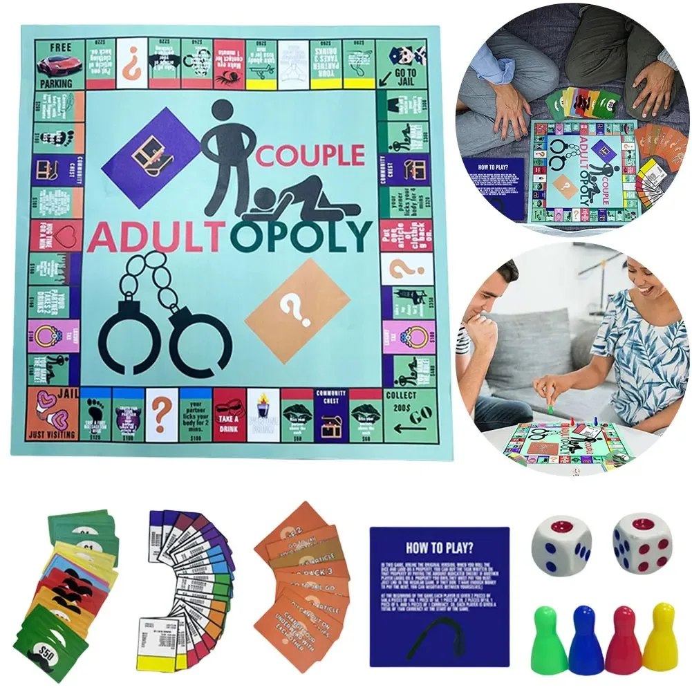 Juego de Mesa Adultopoly para  - Board Game For Couple reseña y precio