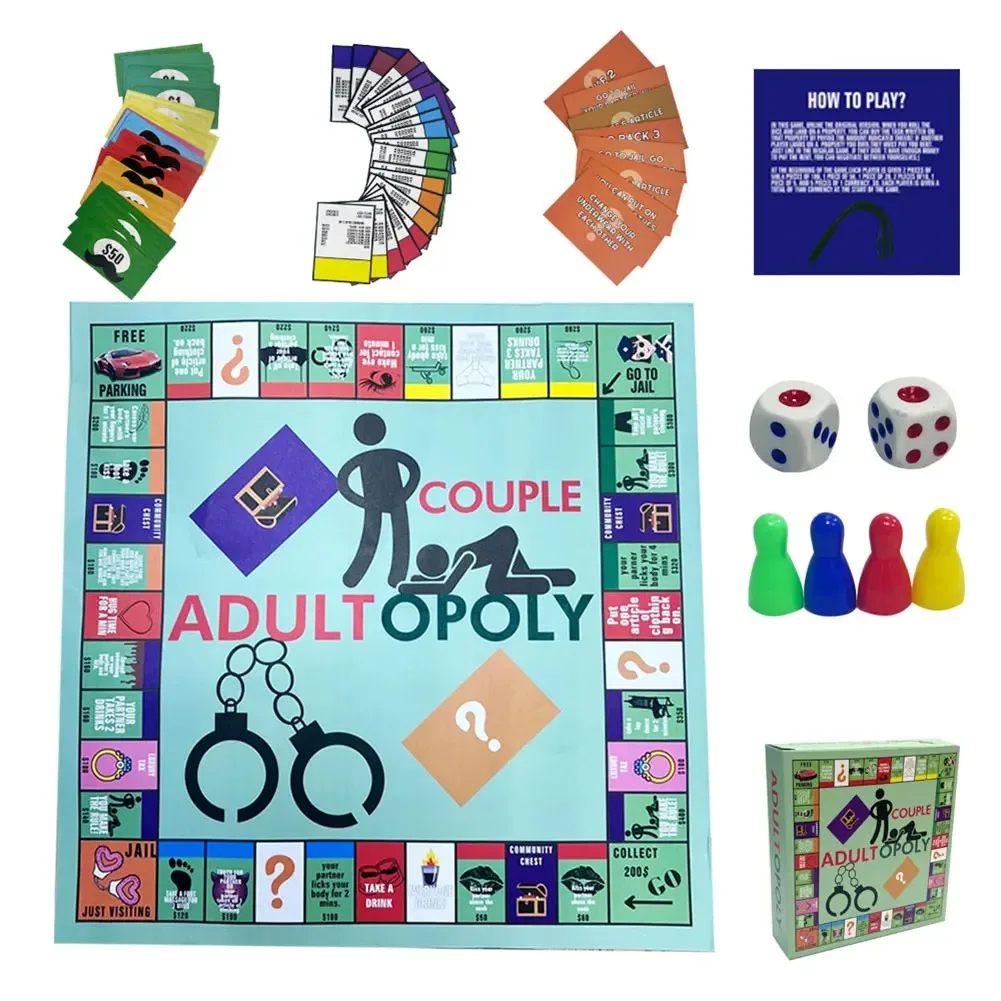 Juego de Mesa Adultopoly para  - Board Game For Couple reseña y precio