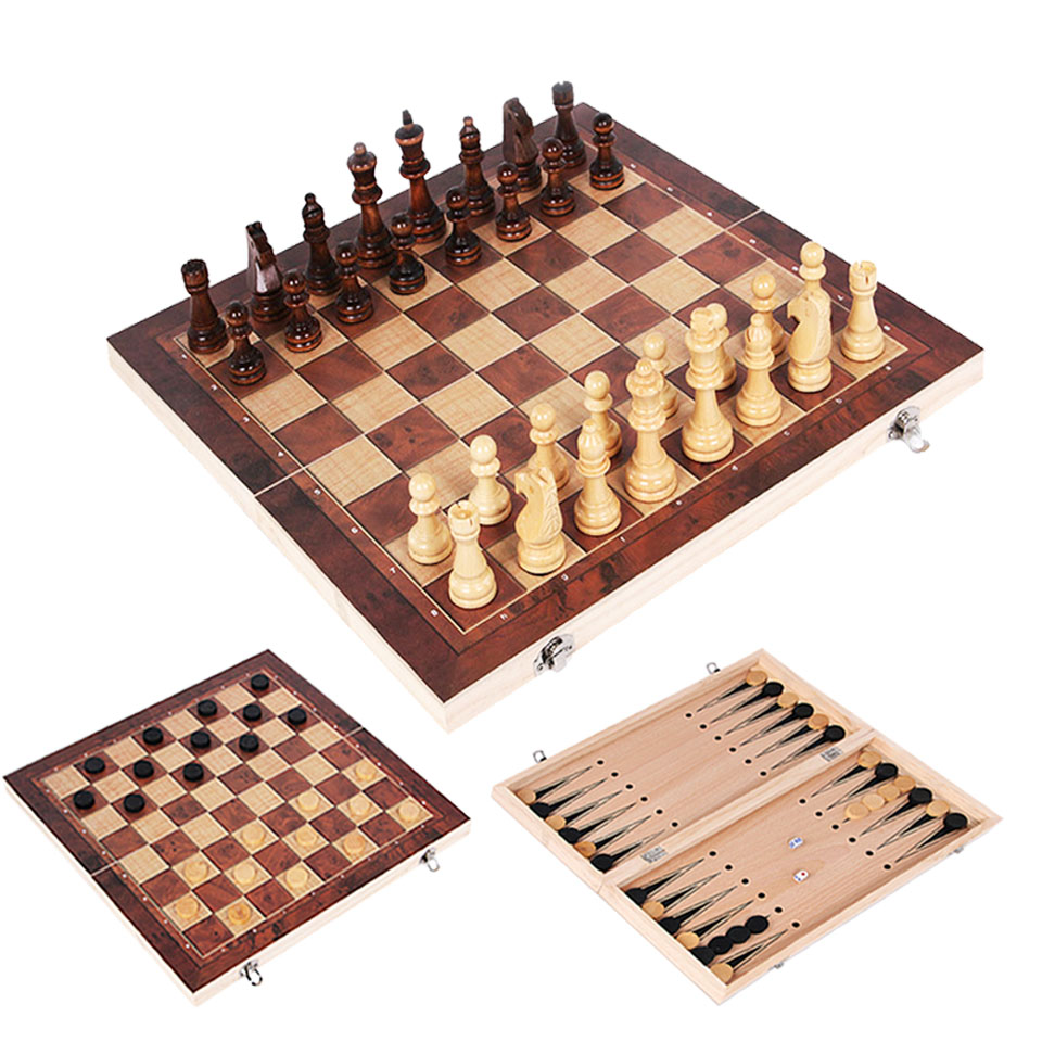 Juego de Ajedrez, Backgammon y - Magnetic Travel Chess reseña y precio