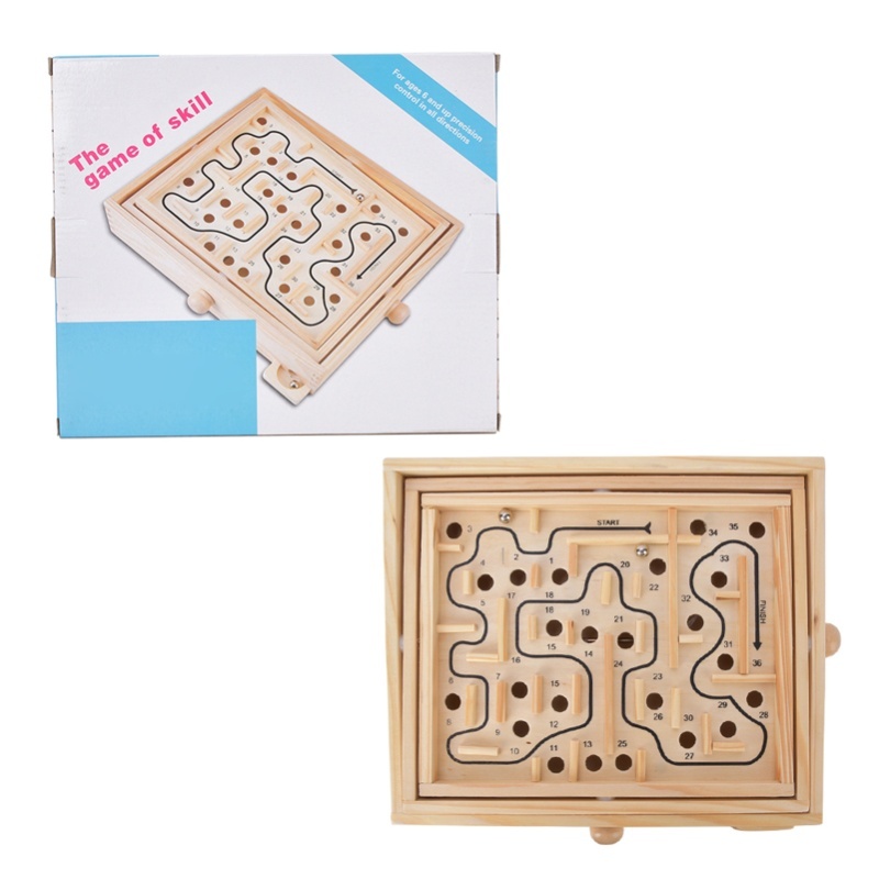 Laberinto educativo de madera  - Board Game For Kids reseña y precio
