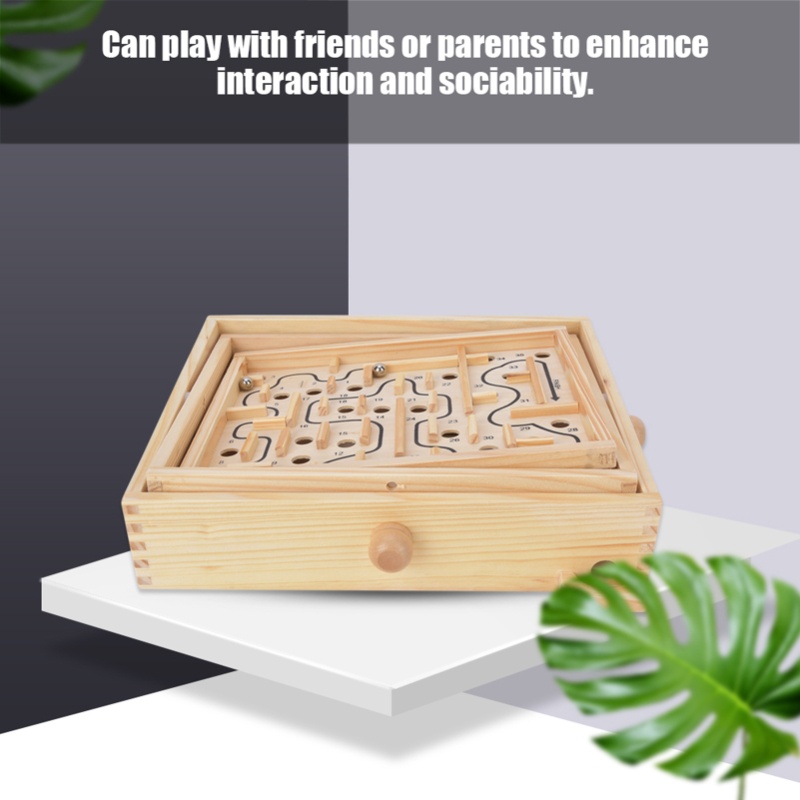 Laberinto educativo de madera  - Board Game For Kids reseña y precio
