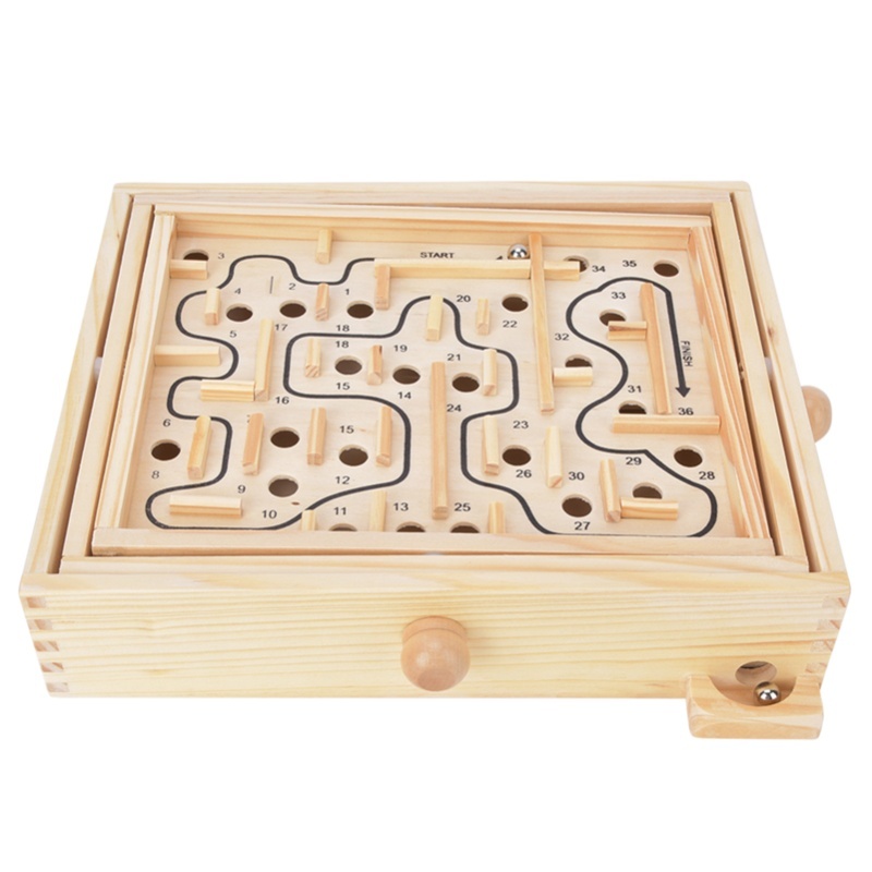 Laberinto educativo de madera  - Board Game For Kids reseña y precio