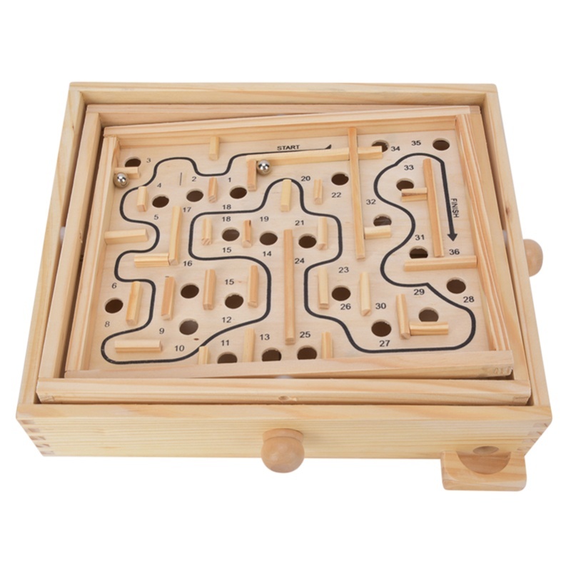 Laberinto educativo de madera  - Board Game For Kids reseña y precio