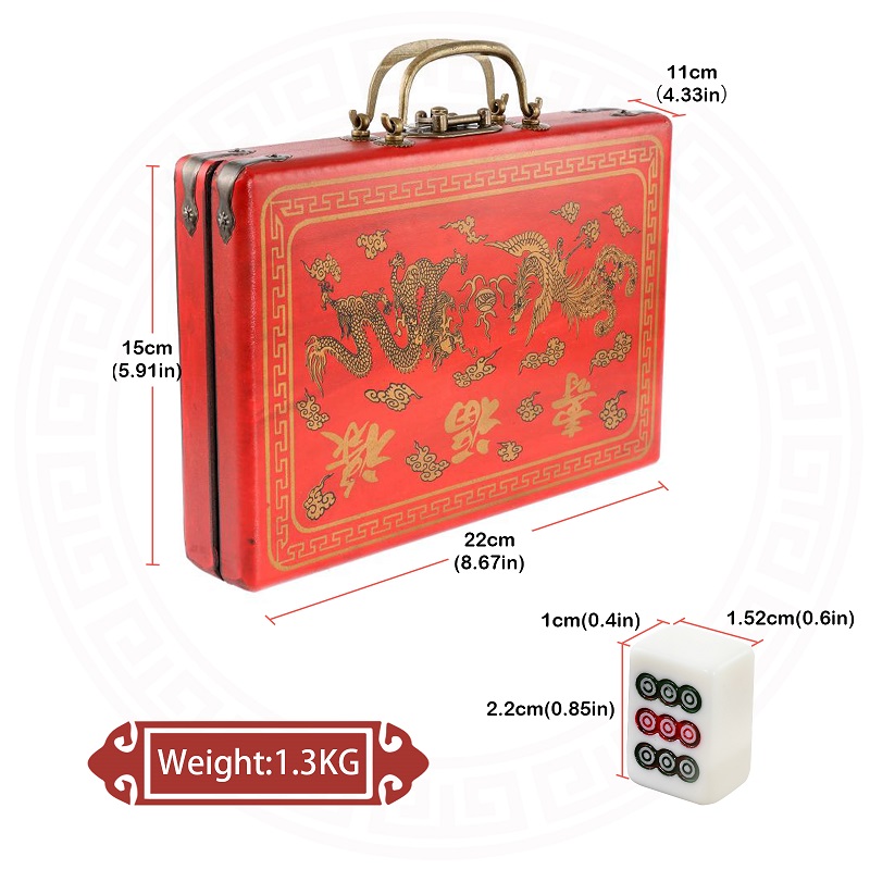Juego de Mahjong Chino de 144  - Board Game Vantage reseña y precio